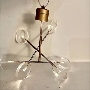 Illuminated Contemporary Disc Ornament